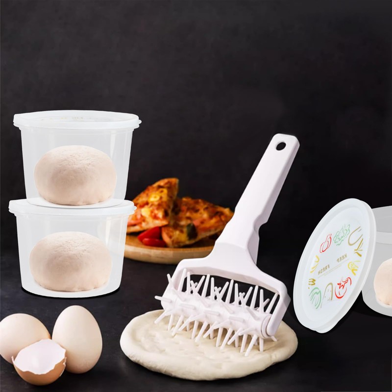 Stackable Pizza Dough Proofing Boxes Dough Proofing Container with Lid