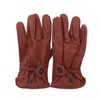 Black Jungle Leather Gloves for Riders and Bikers Women Men