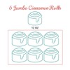 Gourmet Coconut Cream Jumbo Cinnamon Rolls-Pack of 6