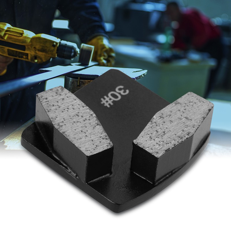 Grit 30 Medium Bond Trapezoid Diamond Concrete Grinding Pad Grinding