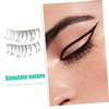 minkissy False Eyelashes in Bulk Pcs Cosplay Lashes Rhinestones Natural