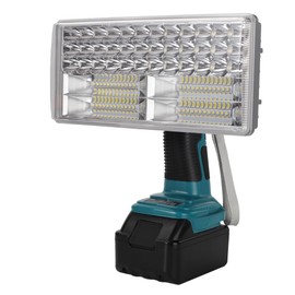 WaxPar 40W 4200LM Cordless Spotlight Compatible with Makita 18V Battery, Jobsite Light 18V Battery Work Light with 5V 2.1A USB & 110 Degree Pivoting Zinc Alloy Head