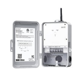 DEWENWILS Pool Pump Timer, Heavy Duty Outdoor WiFi Timer Box, 40A 240VAC 3HP, Work with Smart Life, Alexa, Google Assistant, Easy Wiring for Pool, Water Heater, ETL Listed