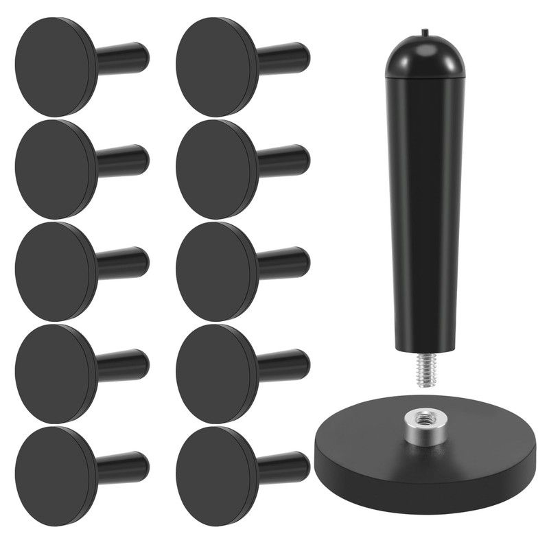 Lobamop 10 Pcs Car Wrap Black Gripper Magnet Holder For