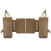 2Pcs Tactical Radio Pouch Holster, for AN/PRC148.152.163,Side Expansion with Hook