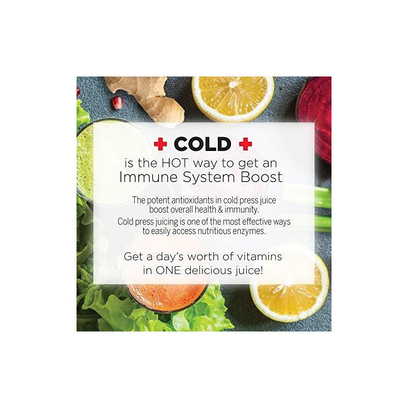 Omega H3000D Cold Press 365 Juicer Slow Masticating Extractor Creates