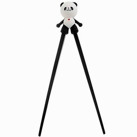 Happy Sales HSTC-PNDABW, Training chopsticks for beginners right or left handed, Panda