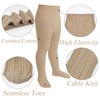 Mini angel Baby Tights Toddler Girl Cable Knit Leggings Soft