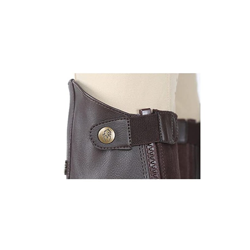 Shires Moretta Synthetic Gaiters Brown/Black - Adults Small, Brown