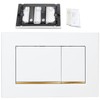 Dual Flush Actuator Plate Compatible with Geberit Sigma30 115.883.KK.1 Toilet