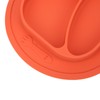 Divided Baby Plate Sucker Suction Cup AntiDrop Bowl Silicone Skidproof