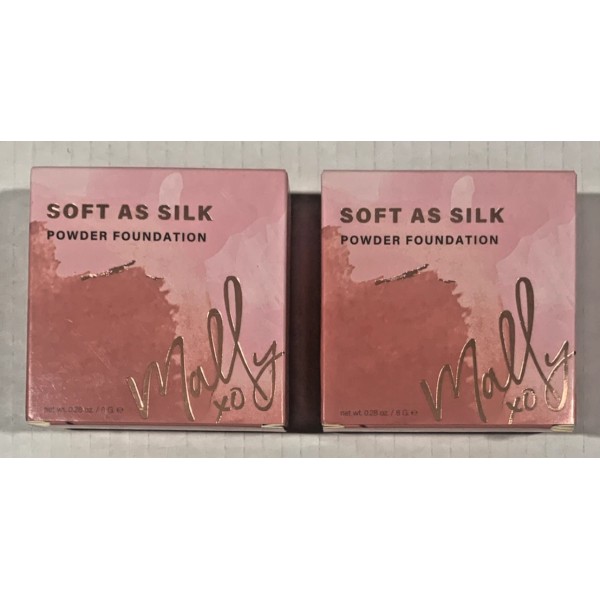 Mally (2) Mally Beauty Matte Finish Foundation Deep Powder 0.28 oz