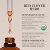 Red Clover Herb USDA Organic Alcohol-Free Extract | Dietary Supplement,
