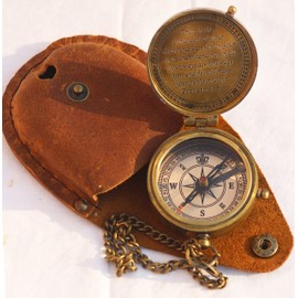 Mariyam Art Handicraft Trust in The Lord with All Your Heart Engraved Compass, Proverbs 3: 5-16 Engraved Gifts, Confirmation Gift Ideas, Religious Gifts, Missionary Gifts