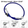 Motoforti 60cm 23.62" 10mm Motorcycle Braided Brake Clutch Oil Hoses