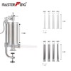 MASTER FENG Sausage Stuffer, Stainless Steel Homemade Sausage Maker Vertical