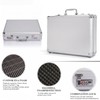 100-Slot Coin Storage Box, Dual Combination Locks, Aluminum Frame