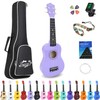 Amdini 21 inch Soprano Ukulele Basswood Acoustic Mini Guitar for