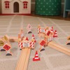 16 Pc Wooden Construction Signs and Traffic Cones - Construction