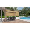 Easy2Hang Wheat 4' x 6' Side Shade Wall for Pergola,