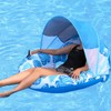 COOLCOOLDEE New Upgraded Pool Chair Float with Shade,XL Pool Floats
