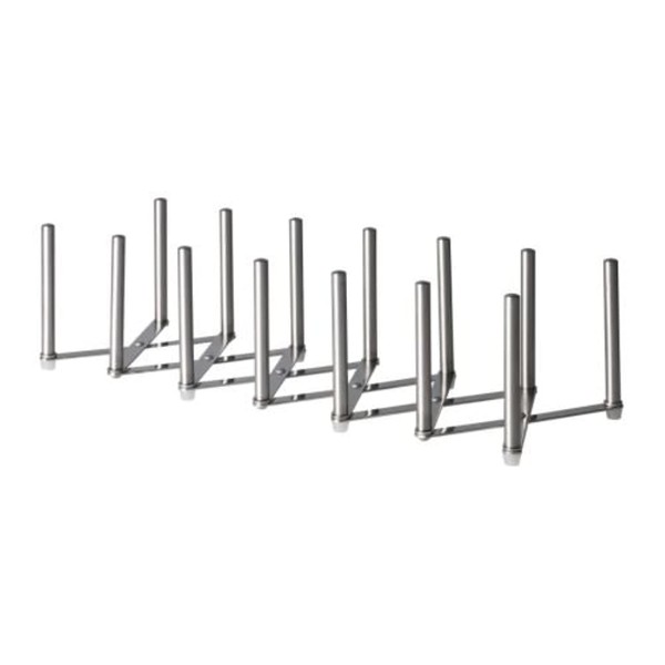 Ikea Variera Stainless Steel Lid Holder, Adjustable Length.