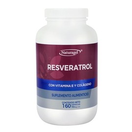 Resveratrol | Resveratrol con Vitamina E y Colageno Hidrolizado | Capsulas Softgels de 700 mg | Suplemento Antioxidante Premium | Naturagel