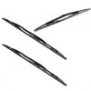 BRITPART WIPER BLADE SET FRONT & REAR & CLIPS COMPATIBLE