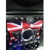 ATEX Black/Gray/White Union Jack Soft Interior Dashboard Control Switches Panel