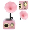 Portable Phonograph Vintage Retro Bluetooth Speaker Loudspeaker Box Equipment Accessorypink