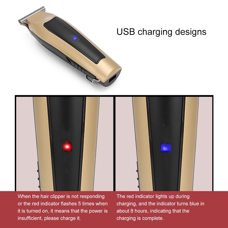 Rechargeable Electric Hair Trimmer Hair Clipper Cutting Machine Hairdressing Tool