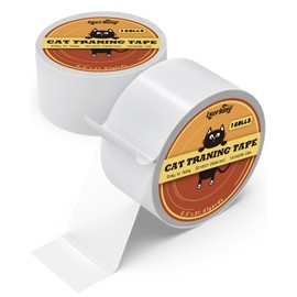 Cat Scratch Tape 1 Roll Cat Furniture Protector Tape Clear Double Sided Tape Cat Repellent Tape for Effective Scratch Control 2.5in×21.87yards