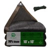 10 x 10 FT Heavy-Duty 70% Shade Cloth Tarp -