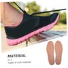 PACKOVE 1Pair Height Increase Insoles Cork Material Heel Lift Pads
