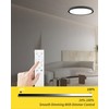 2Pack 16 Inch Remote Control Dimmable LED Flush Mount Ceiling