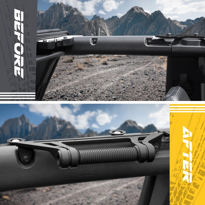 Updated Aluminum Grab Handles Compatible with Ford Bronco 2021-2025+ Front