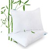 Pillow Protector 100% Viscose Made from Bamboo with Hidden Zipper,
