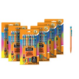BIC Xtra Strong Mechanical Pencils with Erasers, Thick Point (0.9mm), 144-Count Bundle, Bulk Mechanical Pencils for School or Office Supplies