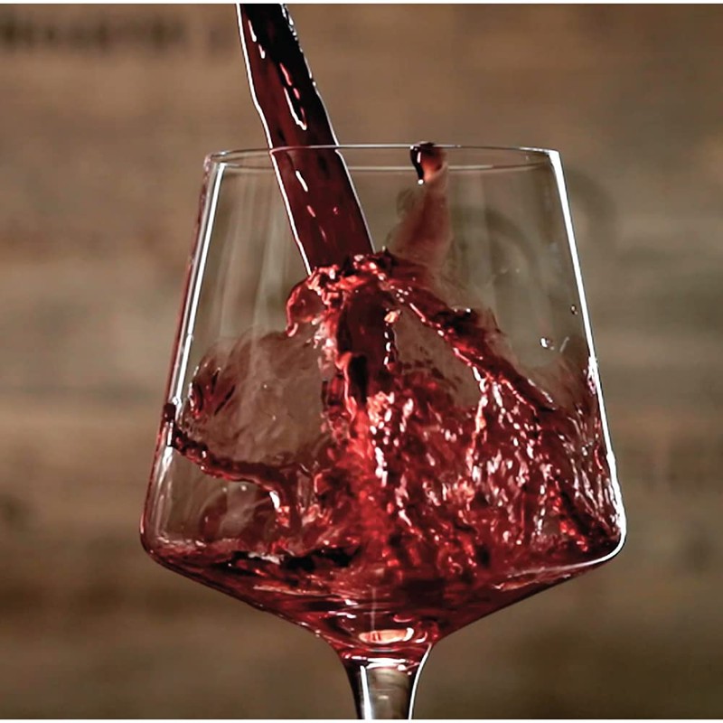 LUXBE - Crystal Wine Glasses 20.5-ounce, Set of 4 -