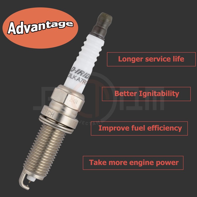 Jectam Automotive Bujías de repuesto para automóviles, 6 bujías de