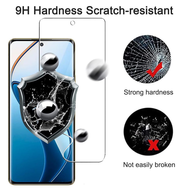 carinacoco 3 Pack Elastic Skin Screen Protector for Realme 12