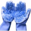 Yinceber Silicone Dishwashing Gloves, Pet Grooming Rubber Scrubbing Gloves for