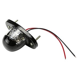 24V専用 LED 大型 ナンバー灯 ライセンスランプ 汎用モデル 6LED内蔵 ホワイト トラック 等 F-99