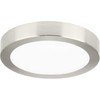 Progress Lighting Everlume Collection Brushed Nickel 7" Edgelit Round Trim