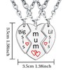 BESPMOSP 3PCS Mum Necklace Sister Necklace Mum Gifts From Daughter