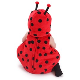 Dress Up America Baby Girls Ladybug Outfit - Toddler Cute Lady-Bug Infant Costume - Beautiful Dress Up Set for Role Play