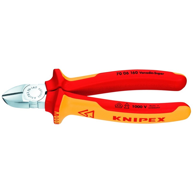 Knipex Tools 00 20 13 Insulated Long Nose Pliers Diagonal
