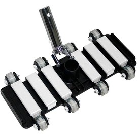 Generic Heavy Duty Flexible Vacuum Head with Wheels and Swivel Handle 11051HSH, Black