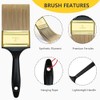 Paint Brush Set, 20 Pack Paint Brushes, 5 Sizes (1"