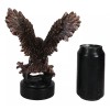 Wings Of Glory Bald Eagle Perching On Tree Bronzed Resin